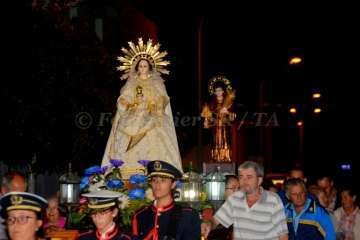 Procesión de los faroles en El Caracol (Foto Francisco Javier Santana)