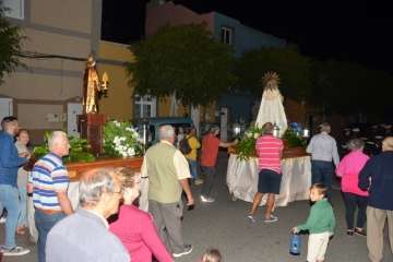 Procesión de los faroles en El Caracol (Foto Francisco Javier Santana)