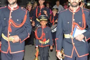 Procesión de los faroles en El Caracol (Foto Francisco Javier Santana)