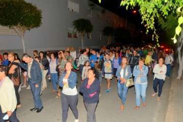 Procesión de los faroles en El Caracol (Foto Francisco Javier Santana)