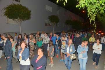 Procesión de los faroles en El Caracol (Foto Francisco Javier Santana)