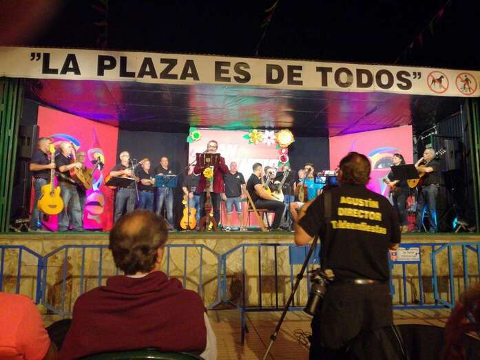 El pregonero de las fiestas, Germán Ramos (Foto TA)