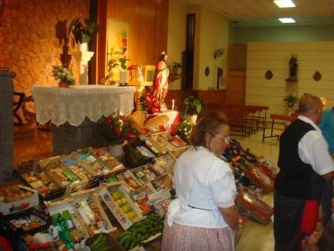 Esta imagen de la romería de años atrás no se repetirá este sábado en La Garita (Foto TA)