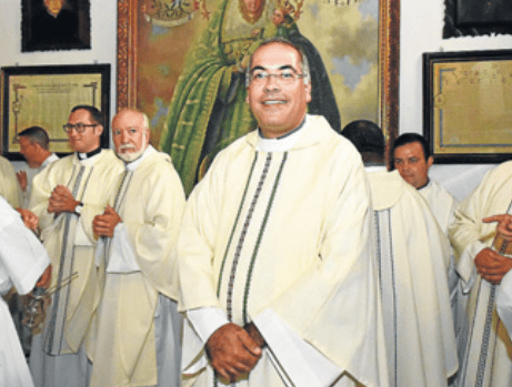 Arencibia, el viernes en Teror (Foto Arcadio Suárez)