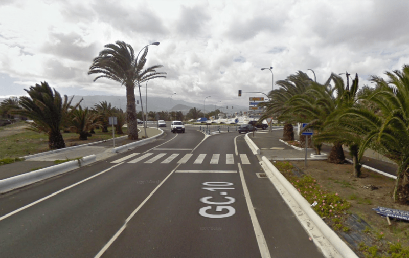 Imagen del paso de peatones en cuestión (Foto Google Maps)