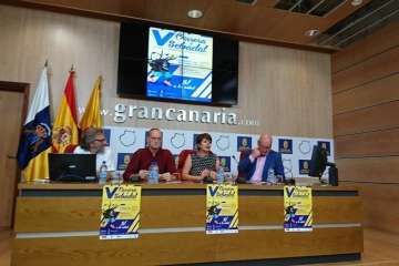 La presentación de la quinta edición de esta carrera benéfica tuvo lugar este lunes en el Cabildo grancanario (Foto TA)