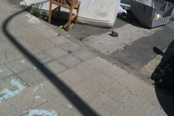 Quejas en Lomo Las Brujas por el servicio de recogida de residuos (Foto TA)