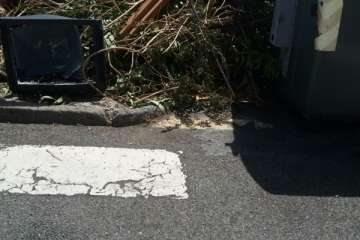 Quejas en Lomo Las Brujas por el servicio de recogida de residuos (Foto TA)