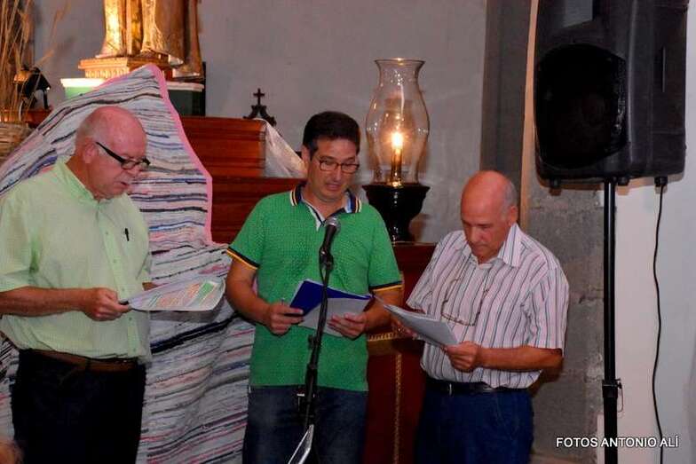 Momento del arranque del pregón (Foto Antonio Alí)