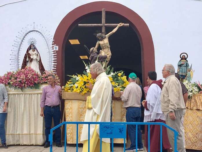 Procesión del pasado año en Cazadores (Foto TA)