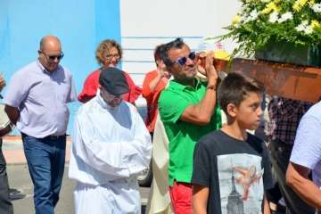 Misa y procesión en honor de Santa Teresita del Niño Jesús en Cuatro Puertas (Foto Francisco Javier Santana)