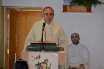 Misa y procesión en honor de Santa Teresita del Niño Jesús en Cuatro Puertas (Foto Francisco Javier Santana)