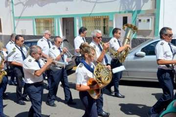 Misa y procesión en honor de Santa Teresita del Niño Jesús en Cuatro Puertas (Foto Francisco Javier Santana)