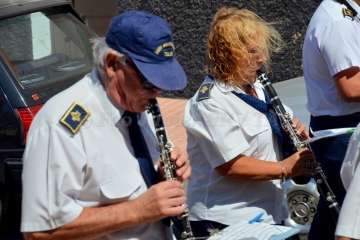 Misa y procesión en honor de Santa Teresita del Niño Jesús en Cuatro Puertas (Foto Francisco Javier Santana)