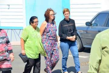 Misa y procesión en honor de Santa Teresita del Niño Jesús en Cuatro Puertas (Foto Francisco Javier Santana)