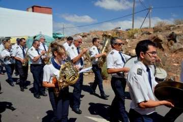 Misa y procesión en honor de Santa Teresita del Niño Jesús en Cuatro Puertas (Foto Francisco Javier Santana)