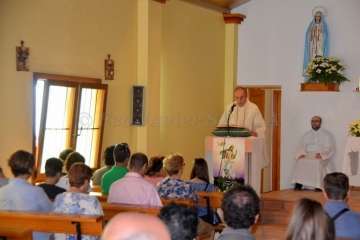 Misa y procesión en honor de Santa Teresita del Niño Jesús en Cuatro Puertas (Foto Francisco Javier Santana)