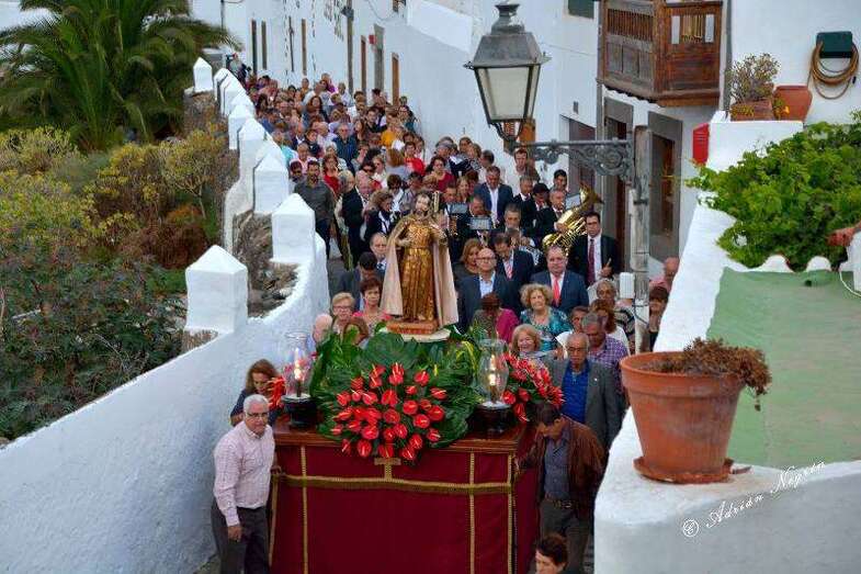 Procesión religiosa del pasado año (Foto TA)