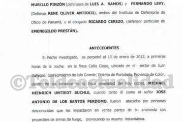 Sentencia por el doble asesinato de Panamá (Foto TA)