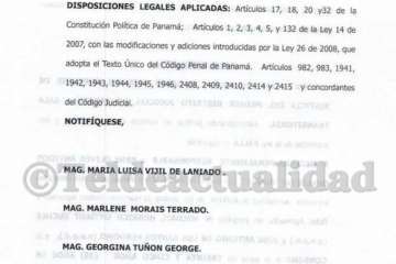 Sentencia por el doble asesinato de Panamá (Foto TA)