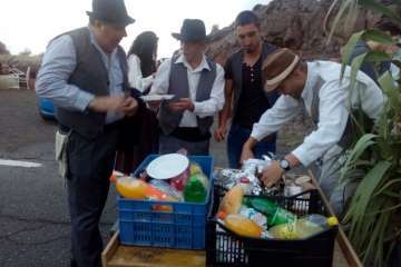 Romería ofrenda en Cazadores 2017 (Foto TA)