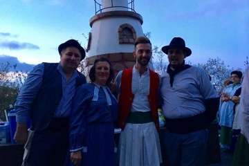 Romería ofrenda en Cazadores 2017 (Foto TA)