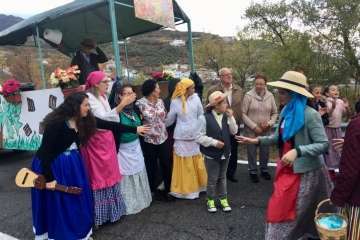 Romería ofrenda en Cazadores 2017 (Foto TA)