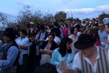 Romería ofrenda en Cazadores 2017 (Foto TA)