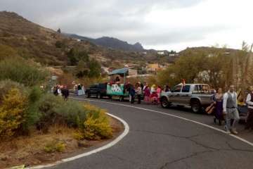 Romería ofrenda en Cazadores 2017 (Foto TA)