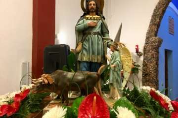 Romería ofrenda en Cazadores 2017 (Foto TA)