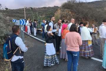 Romería ofrenda en Cazadores 2017 (Foto TA)