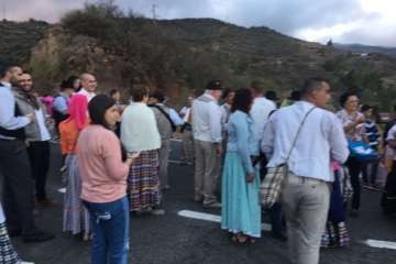 Romería ofrenda en Cazadores 2017 (Foto TA)