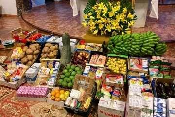 Romería ofrenda en Cazadores 2017 (Foto TA)