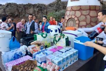 Romería ofrenda en Cazadores 2017 (Foto TA)