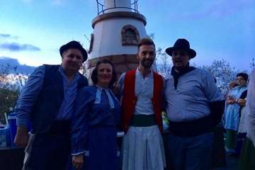 Romería ofrenda en Cazadores 2017 (Foto TA)