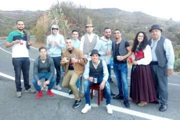 Romería ofrenda en Cazadores 2017 (Foto TA)