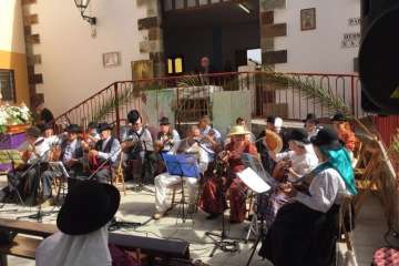 Feria y desfile del ganado, misa y procesión religiosa (Foto Francisco Javier Santana-TA)