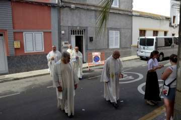 Feria y desfile del ganado, misa y procesión religiosa (Foto Francisco Javier Santana-TA)