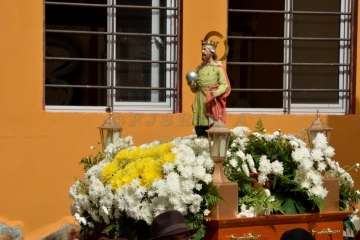 Feria y desfile del ganado, misa y procesión religiosa (Foto Francisco Javier Santana-TA)