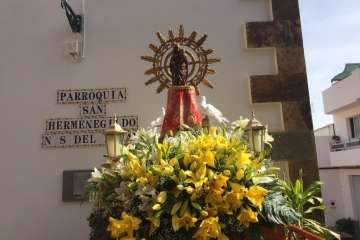 Feria y desfile del ganado, misa y procesión religiosa (Foto Francisco Javier Santana-TA)