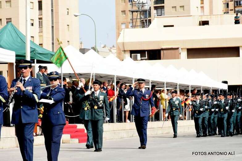 Momento del acto celebrado en la Comandancia de la Guardia Civil en Las Palmas (Foto Antonio Alí)
