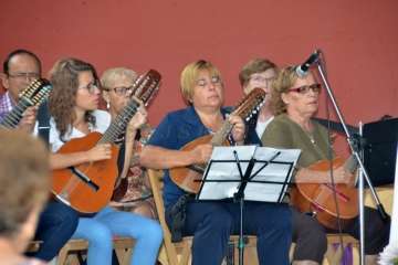 Misa y procesión en Caserones Altos para despedir sus fiestas (Foto Francisco Javier Santana)