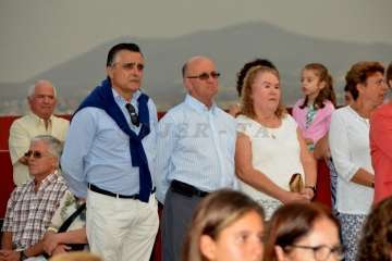 Misa y procesión en Caserones Altos para despedir sus fiestas (Foto Francisco Javier Santana)
