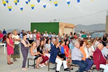 Misa y procesión en Caserones Altos para despedir sus fiestas (Foto Francisco Javier Santana)