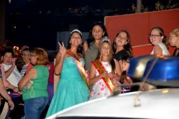 Misa y procesión en Caserones Altos para despedir sus fiestas (Foto Francisco Javier Santana)