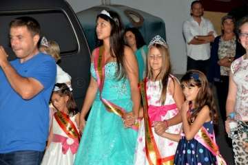 Misa y procesión en Caserones Altos para despedir sus fiestas (Foto Francisco Javier Santana)