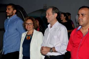 Misa y procesión en Caserones Altos para despedir sus fiestas (Foto Francisco Javier Santana)