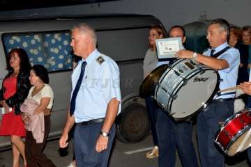 Misa y procesión en Caserones Altos para despedir sus fiestas (Foto Francisco Javier Santana)