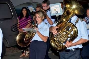 Misa y procesión en Caserones Altos para despedir sus fiestas (Foto Francisco Javier Santana)