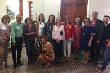 Charla, experiencias y muestra artesanal en Telde por el Día de la Mujer Rural (Foto Antonio Alí y TA)